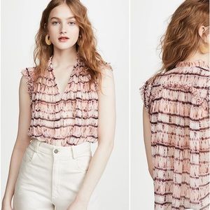 Ulla Johnson clea blouse ruffle sleeve 2